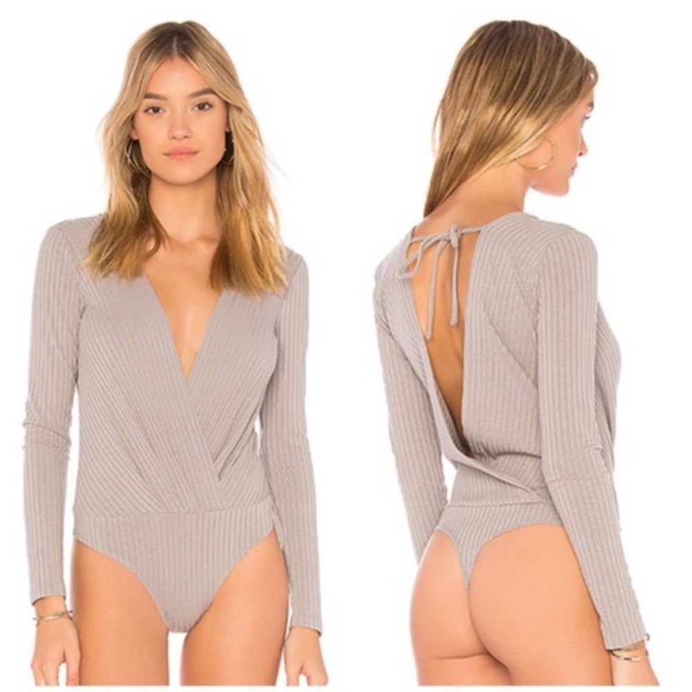 Privacy Please V Neck Bodysuit